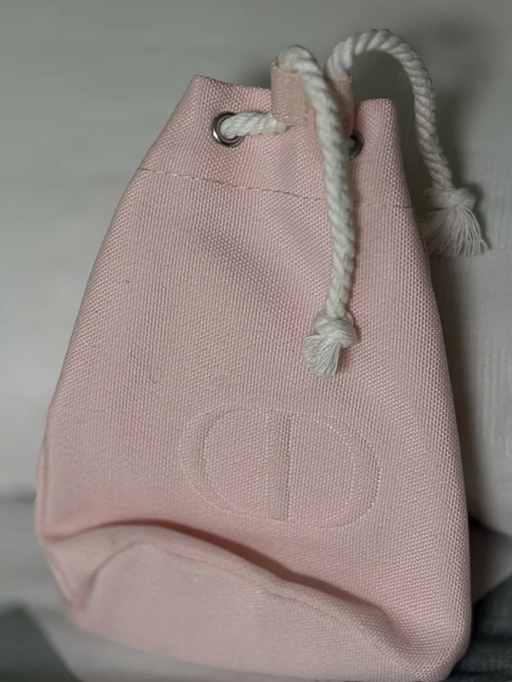 Dior CD Drawstring Cosmetic Bag Pouch